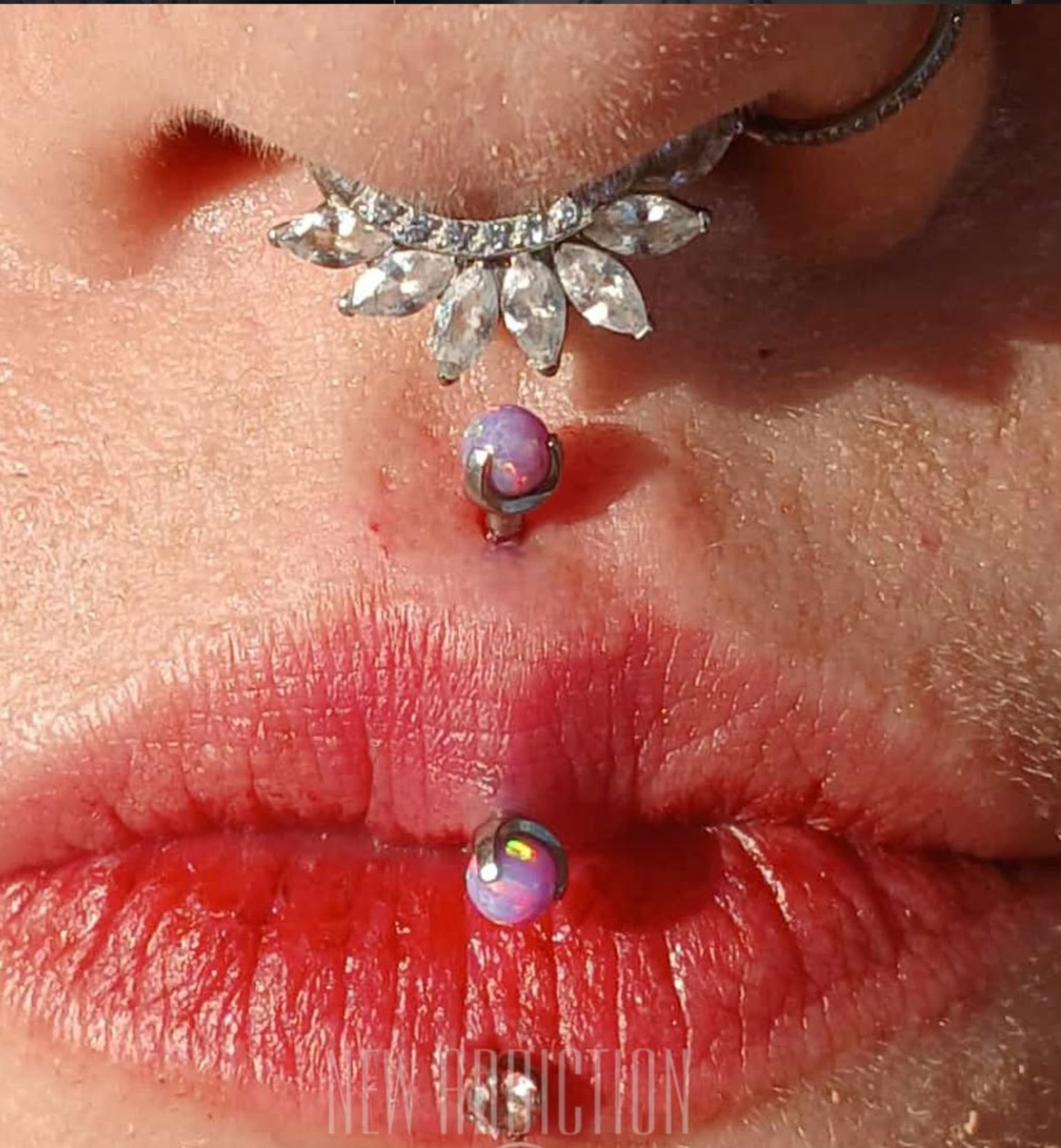 Ear piercing curation at New Addiction Vero Beach